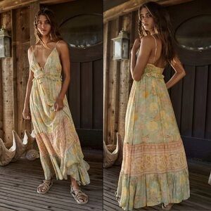 Spell Butterfly Soiree Dress Botanical Medium NWT